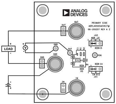 Mechanical Drawing - Analog Devices Inc. ADPL40505A Evaluation Kit